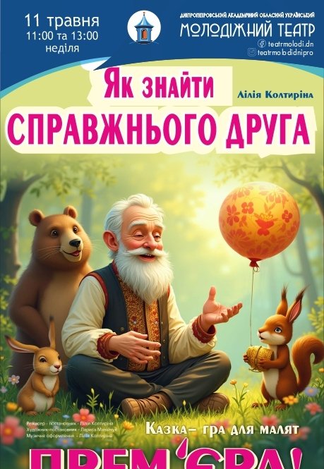 Лялькова вистава «Як знайти справжнього друга»