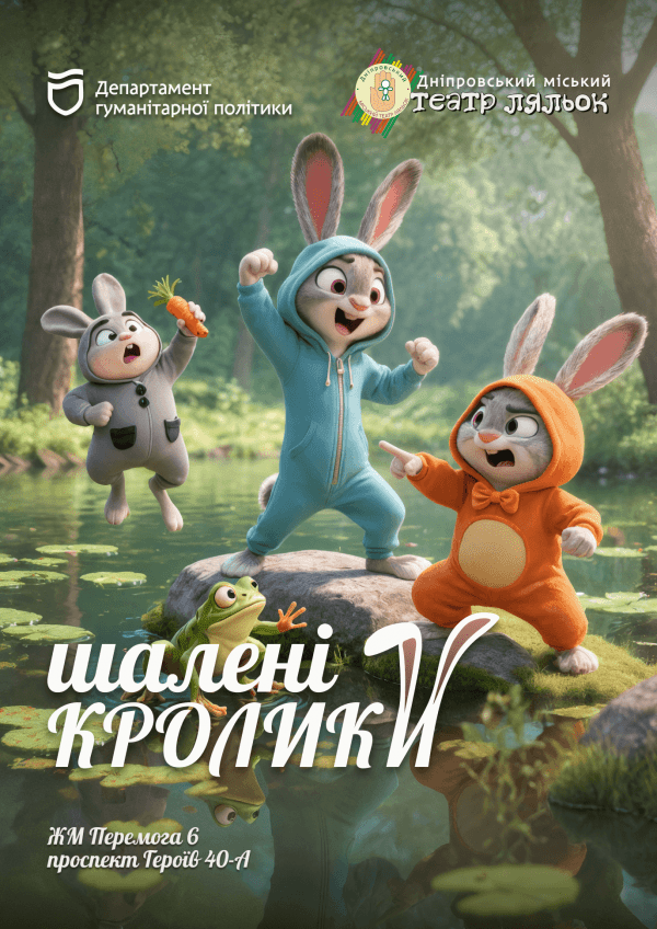 Шалені кролики. Дніпро